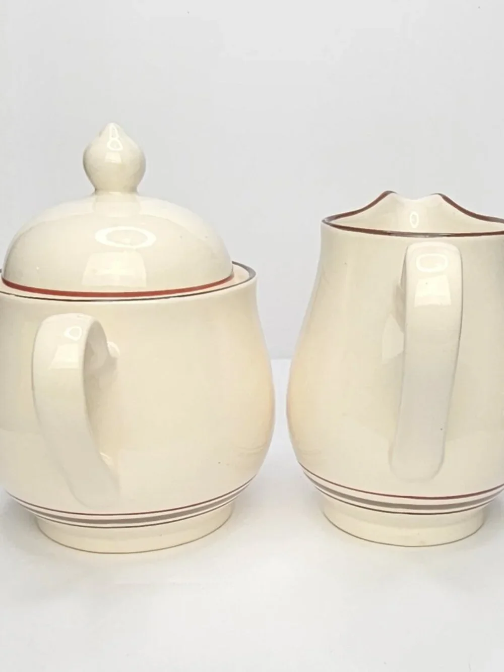 Vintage Keltcraft by Noritake Ireland Creamer & Lidded Sugar Bowl Nutmeg Set